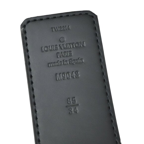 LOUIS VUITTON LV Initiales Belt 40mm 85/34 Monogram Eclipse Black M9043 - Picture 12 of 12